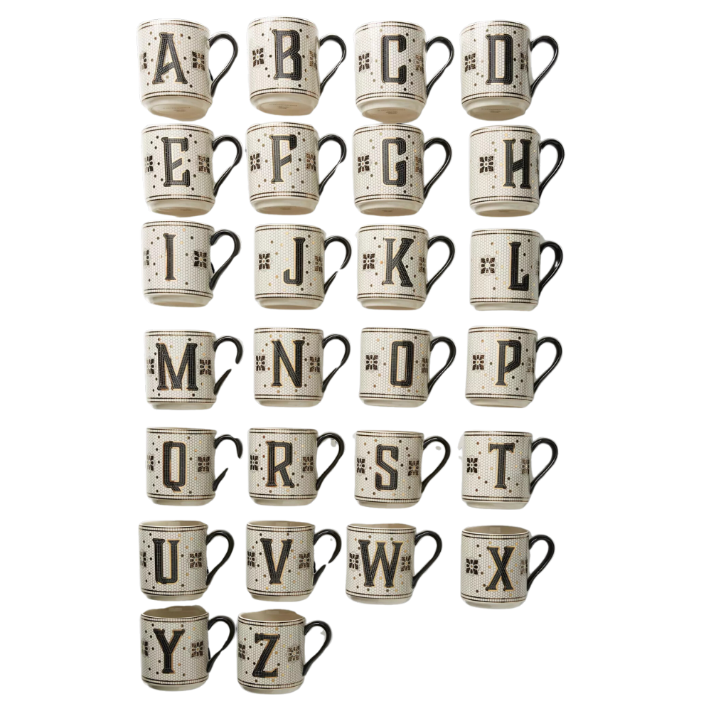 Personalized Alphabet Design Mug-Mineral Mug