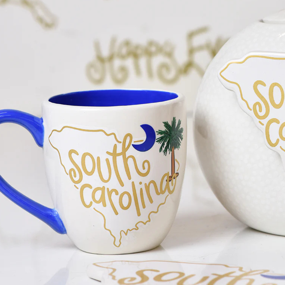 South Carolina Motif Mug With Southern Charm In Every Sip-Mineral Mug