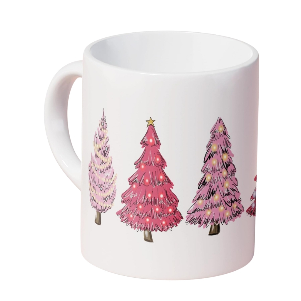 Vintage Holiday Santa Ceramic Coffee Mug