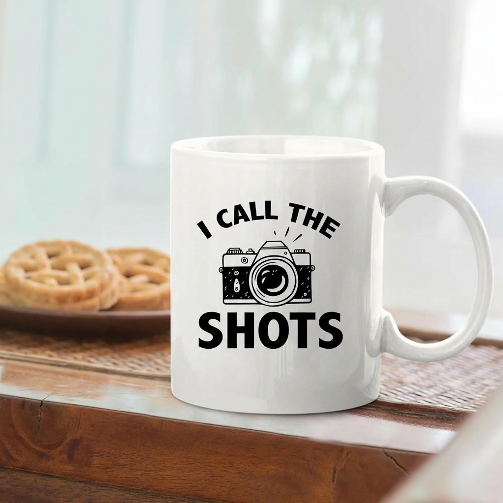 Photographer Humor Coffee Mug I Call The Shots Camera Gift
