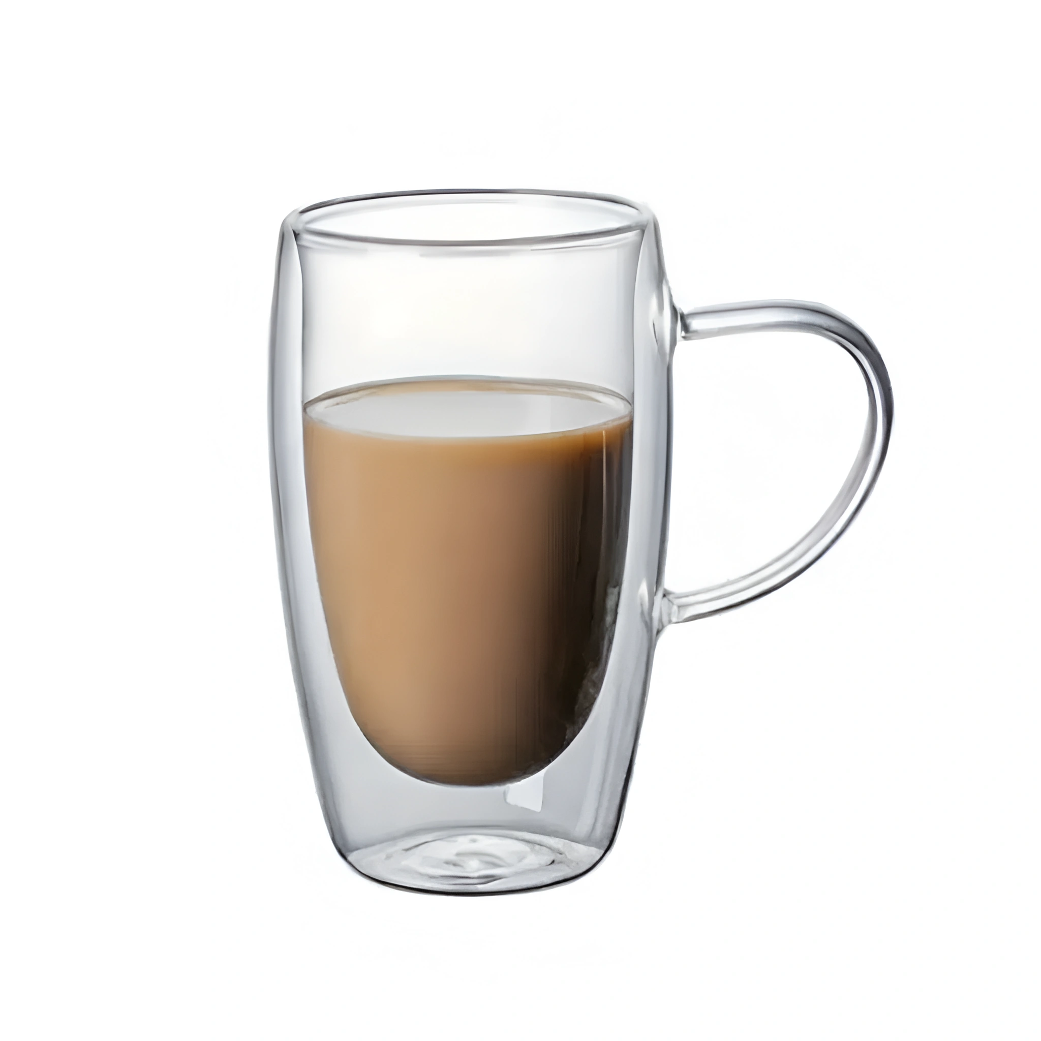 Double-Wall Glass Coffee Mug Set