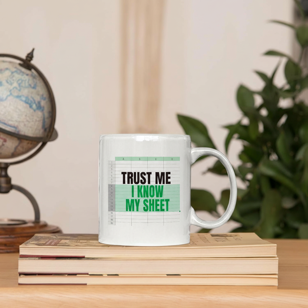 Accountant Gift Coffee Mug CPA Bookkeeper Banking and Data Analyst Cup