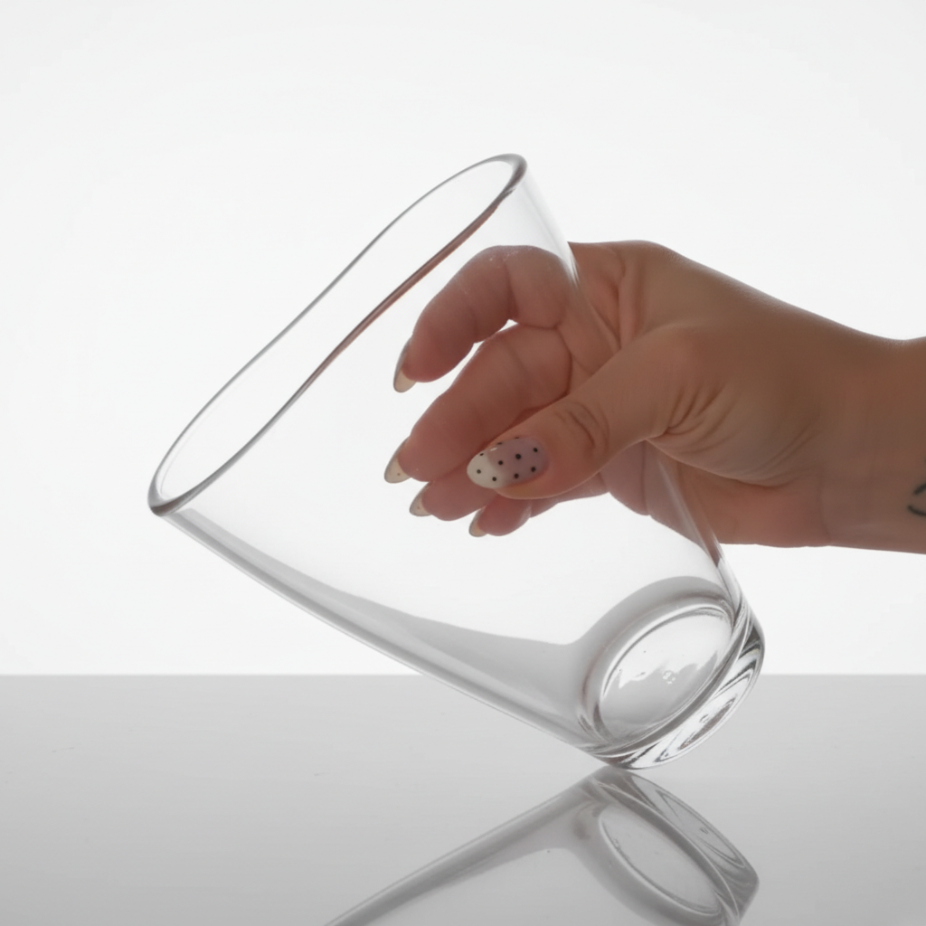 Silicone 16 oz Crystal Clear Pint Glass