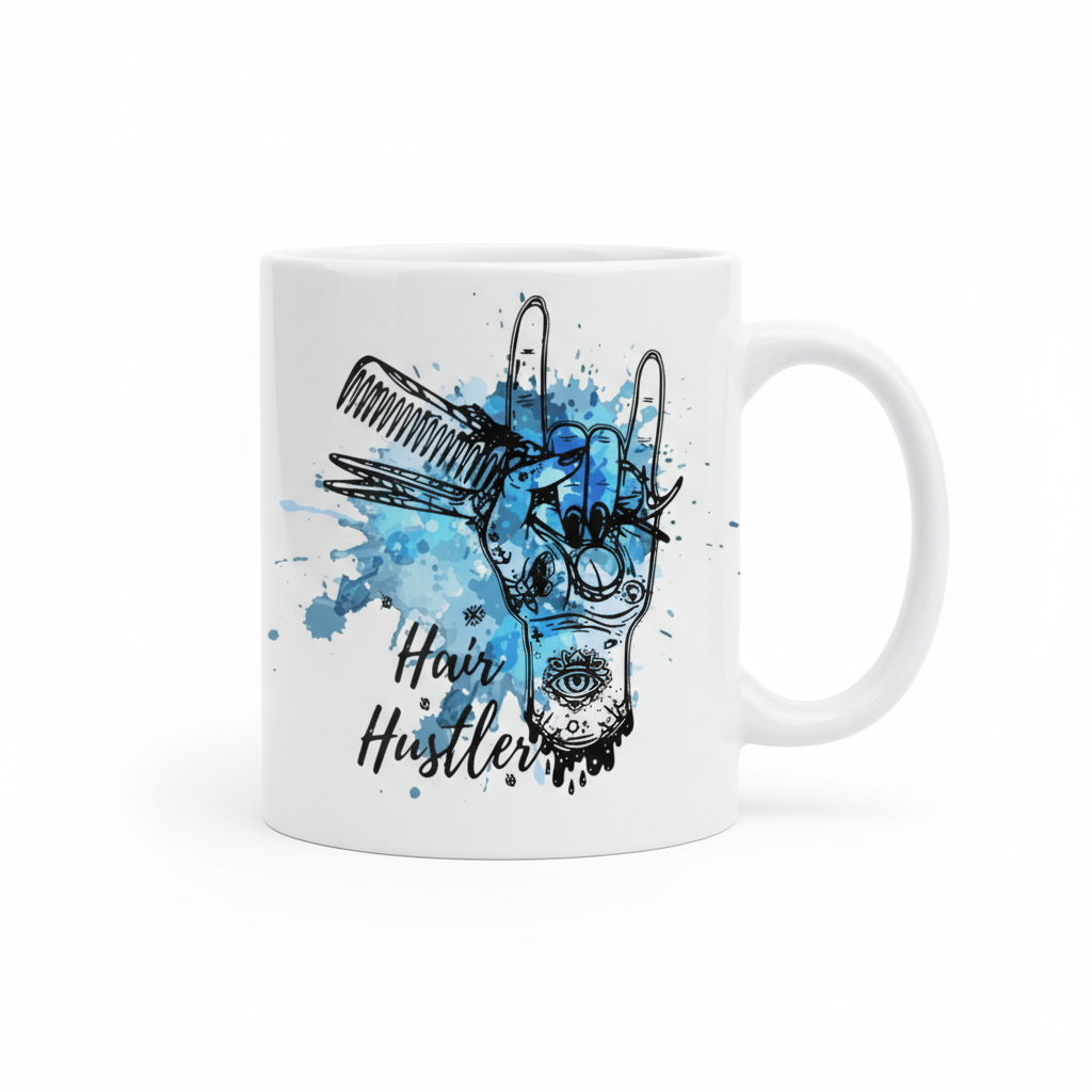 Hair Stylist Gift Coffee Mug Hair Dresser Theme Appreciation Coffee Cup