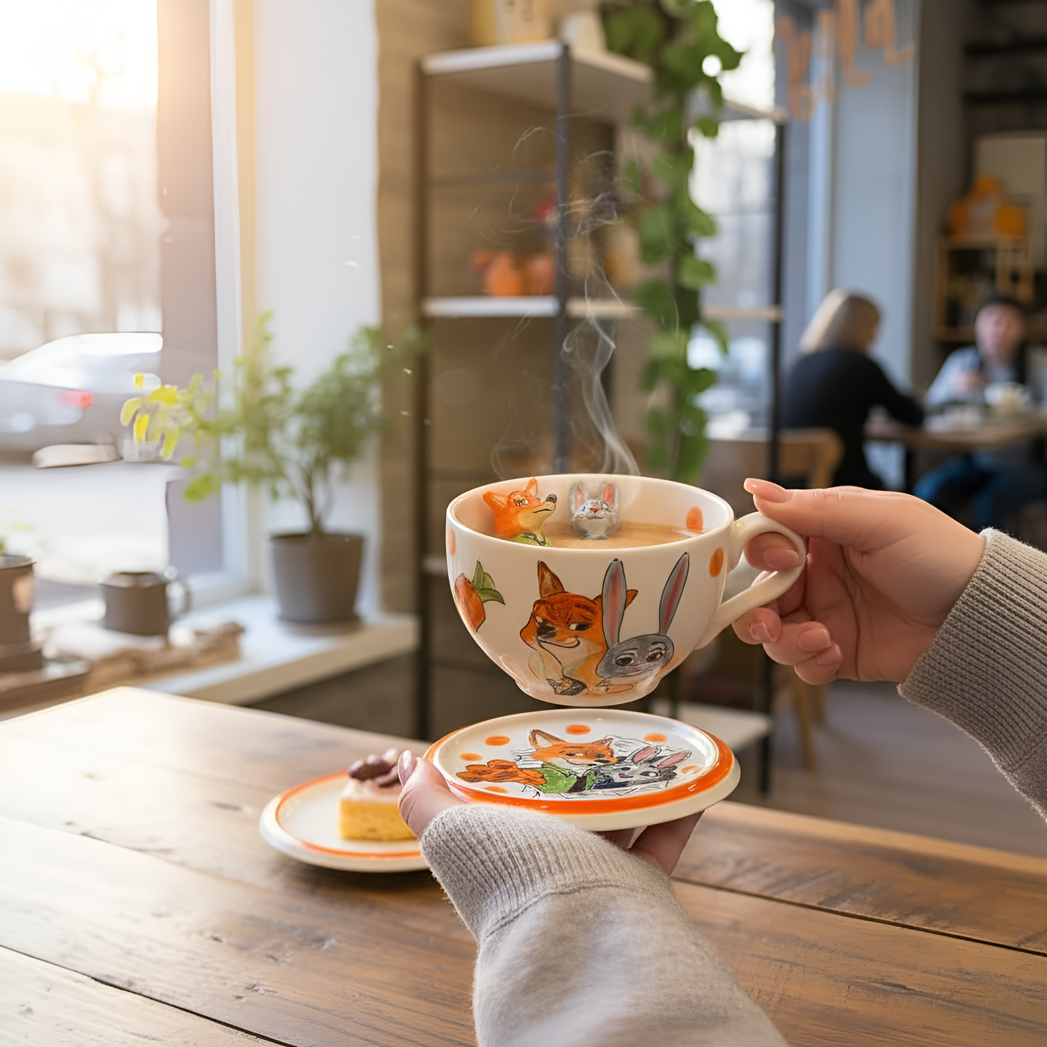 3D Cartoon Ceramic Cup