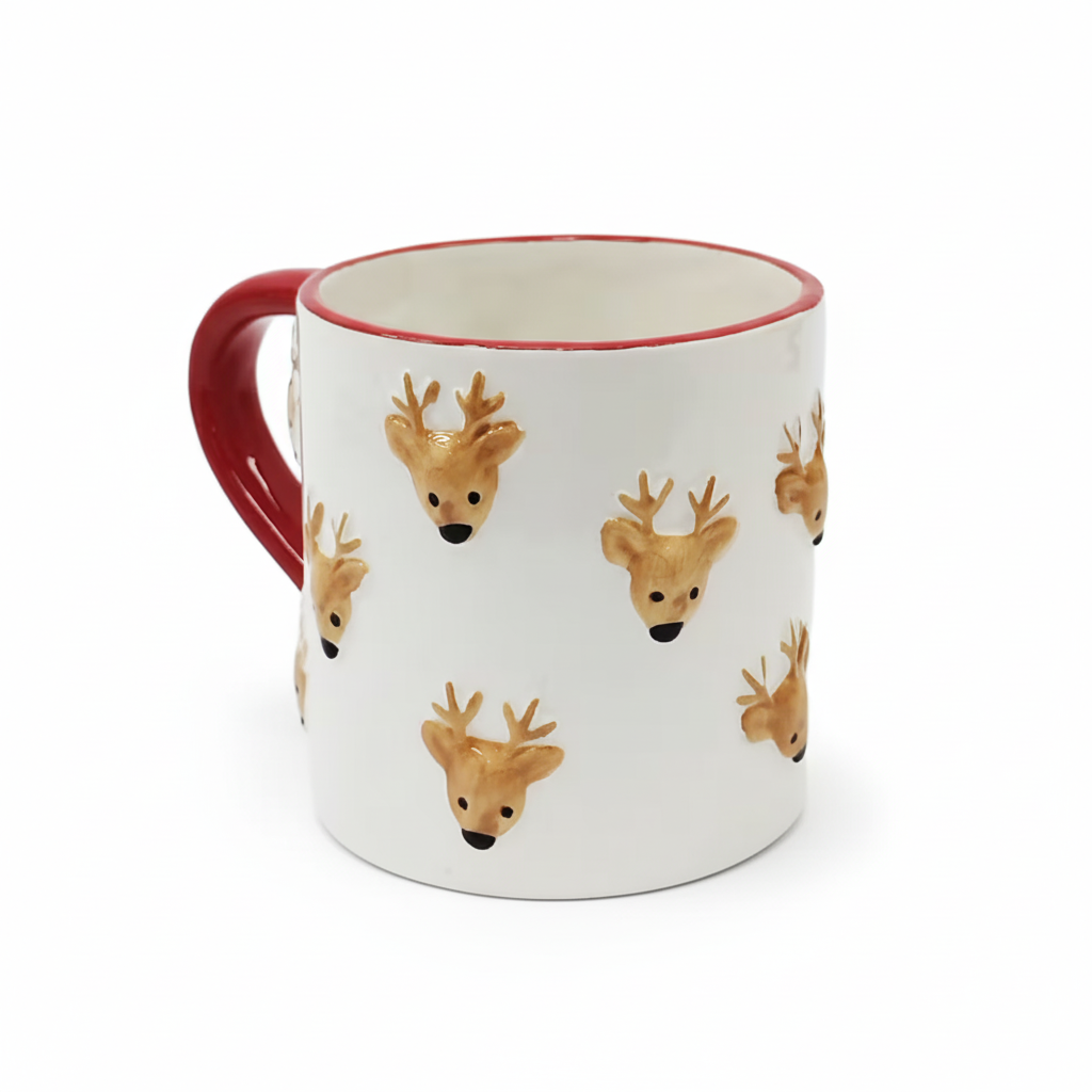 15OZ Reindeer Ceramic Mug