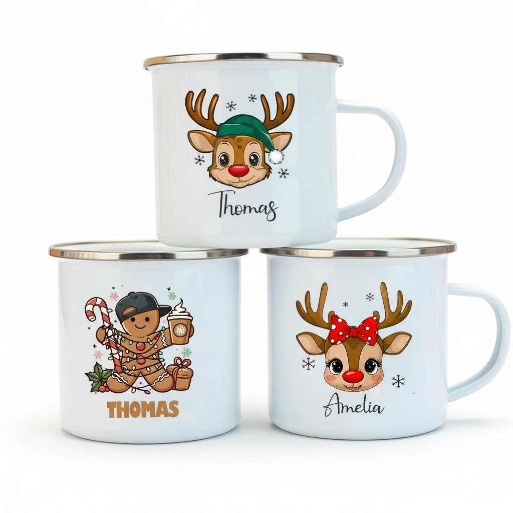 Personalized Christmas Holiday Mug 