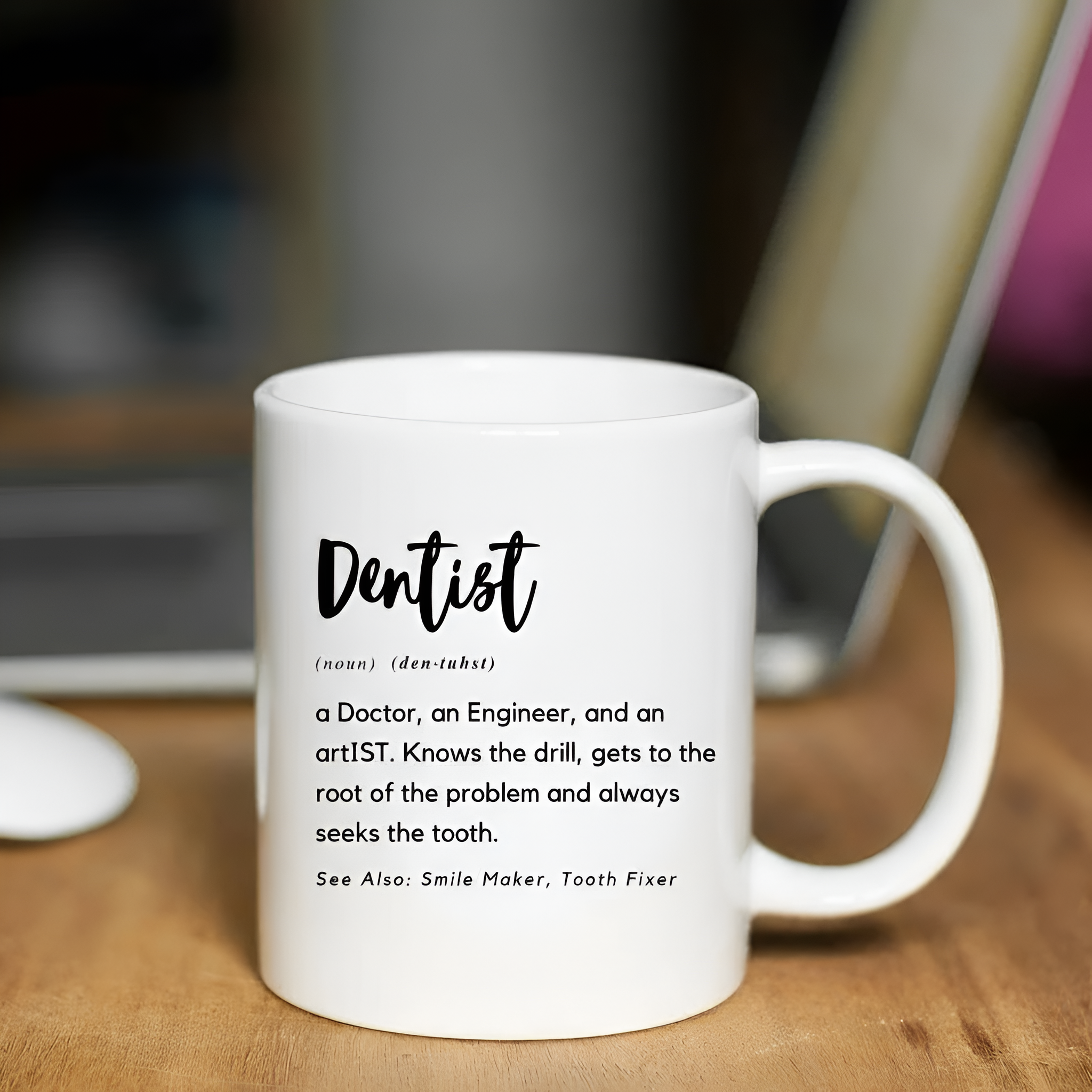 Dentist Mug 11oz White Ceramic