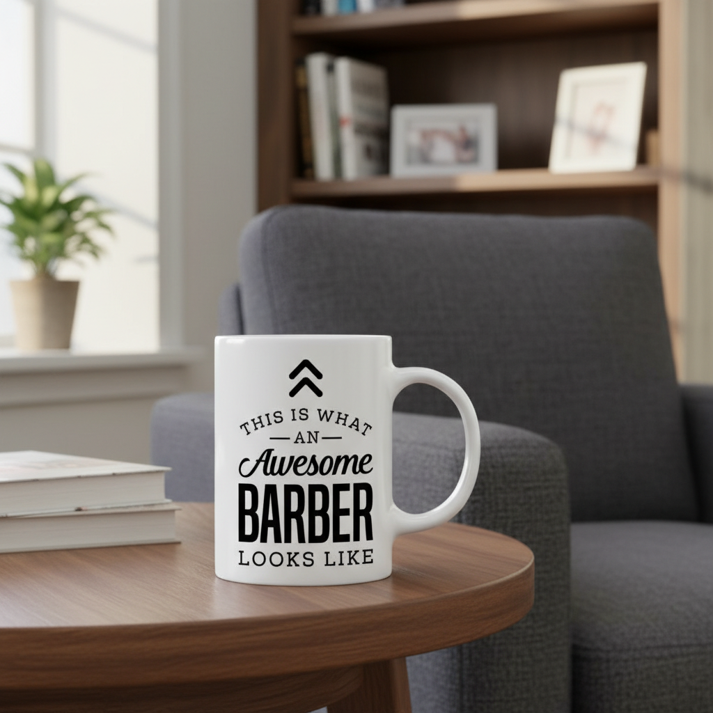 Awesome Barber Coffee Mug Barber Pride Appreciation Gift Coffee Cup