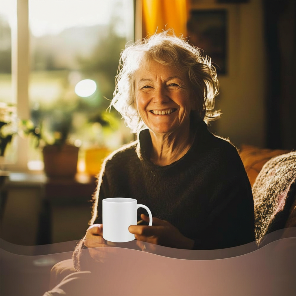 Message Printed For Grandma Ceramic Coffee Mug 