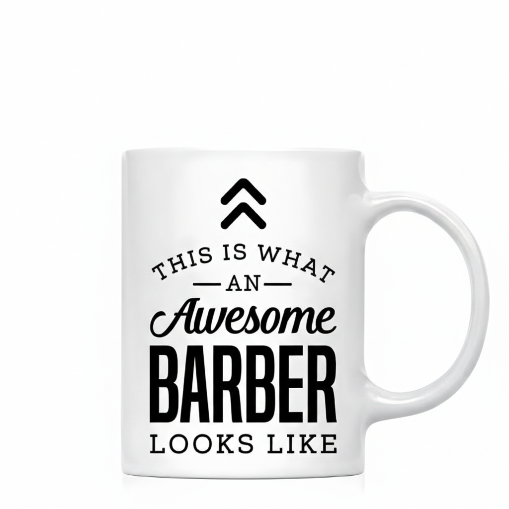 Awesome Barber Coffee Mug Barber Pride Appreciation Gift Coffee Cup