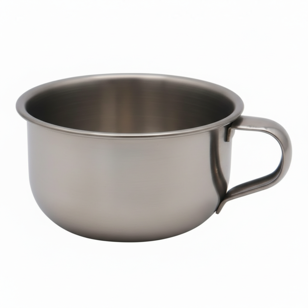 Double Wall Insulated Shaving Mug Cup