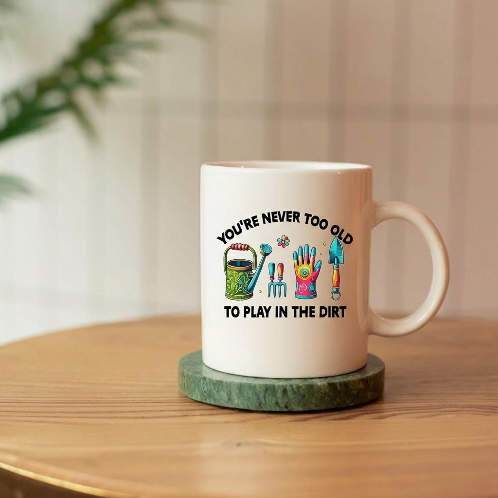 Funny Play In The Dirt Plant Lover Coffee Mug Gardening Gift