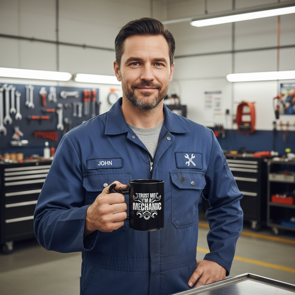 Mechanic Humor I'm A Mechanic Wrench Coffee Mug 400ml Cup