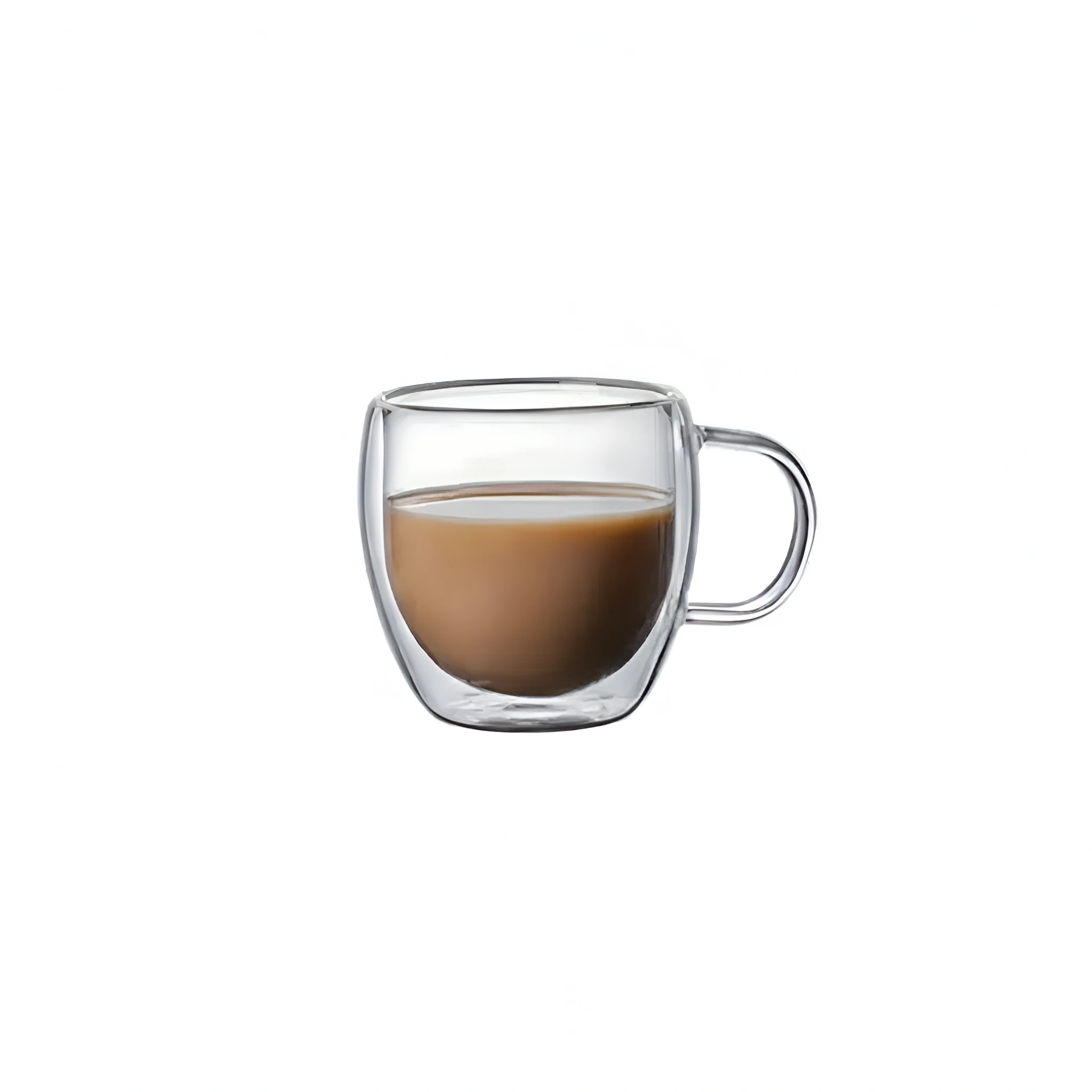 Double-Wall Glass Coffee Mug Set