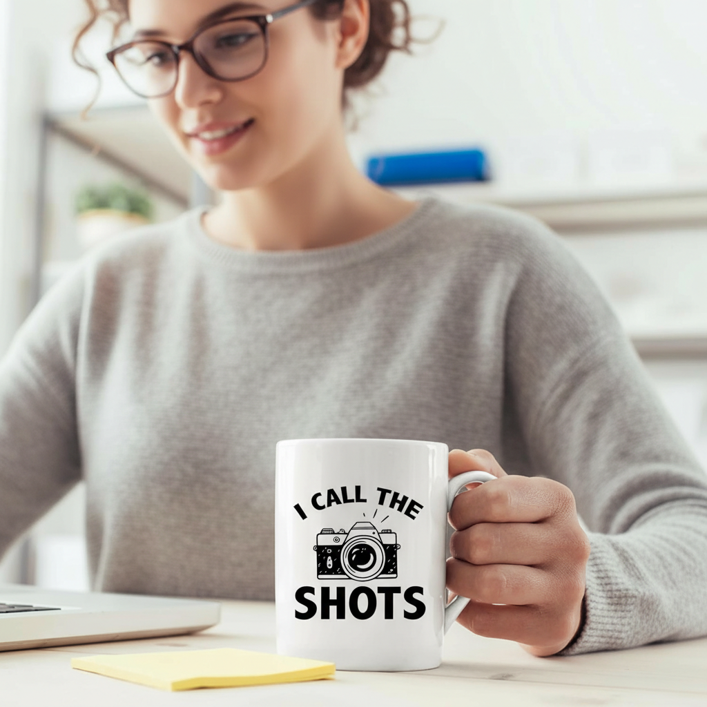 Photographer Humor Coffee Mug I Call The Shots Camera Gift
