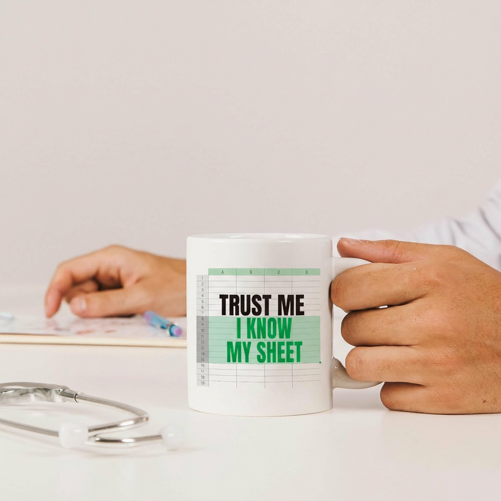 Accountant Gift Coffee Mug CPA Bookkeeper Banking and Data Analyst Cup