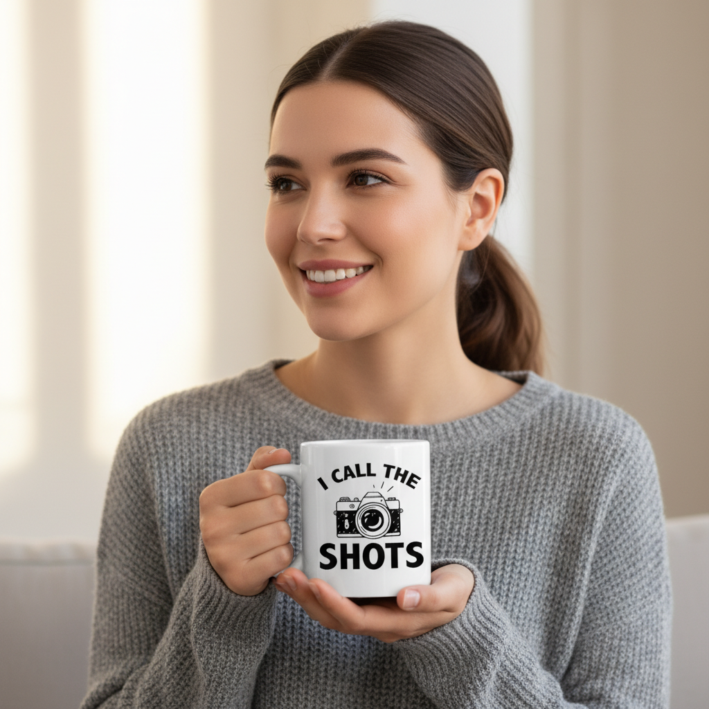 Photographer Humor Coffee Mug I Call The Shots Camera Gift