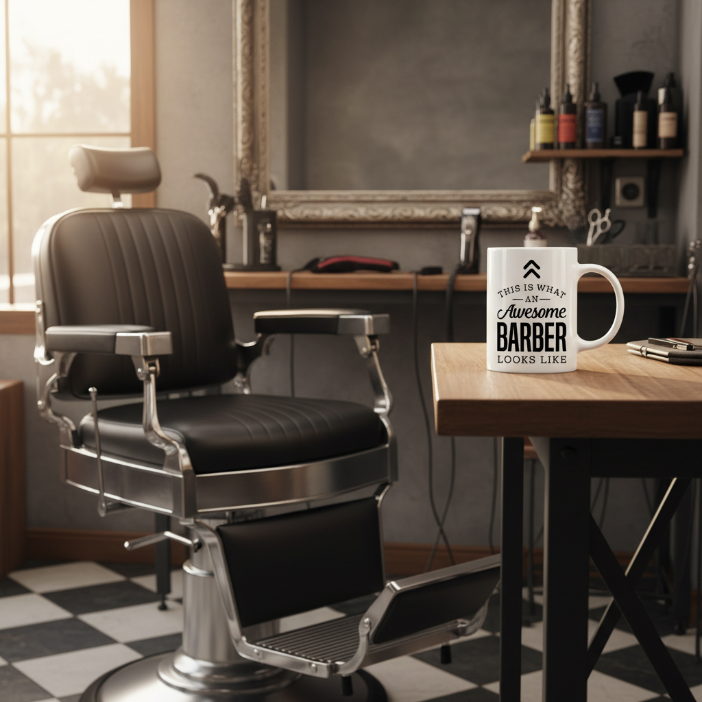 Awesome Barber Coffee Mug Barber Pride Appreciation Gift Coffee Cup
