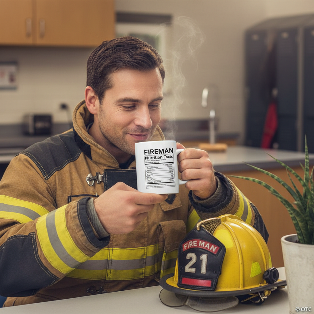Funny Firefighter Mug I Spray Water