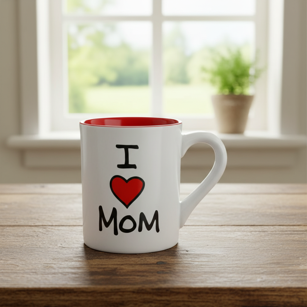 Printed Mom Quote Ceramic Coffee Mug For Home And Office