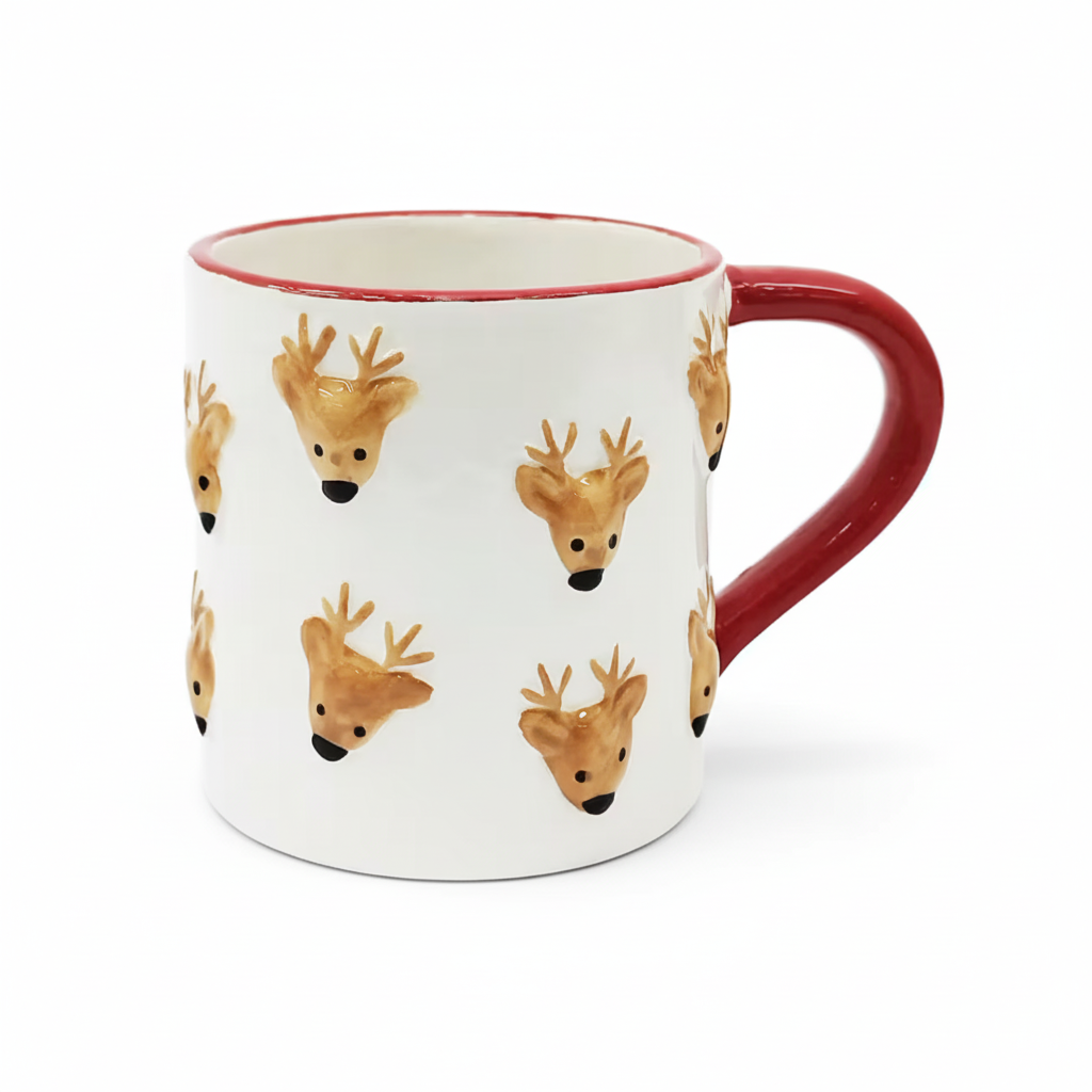 15OZ Reindeer Ceramic Mug