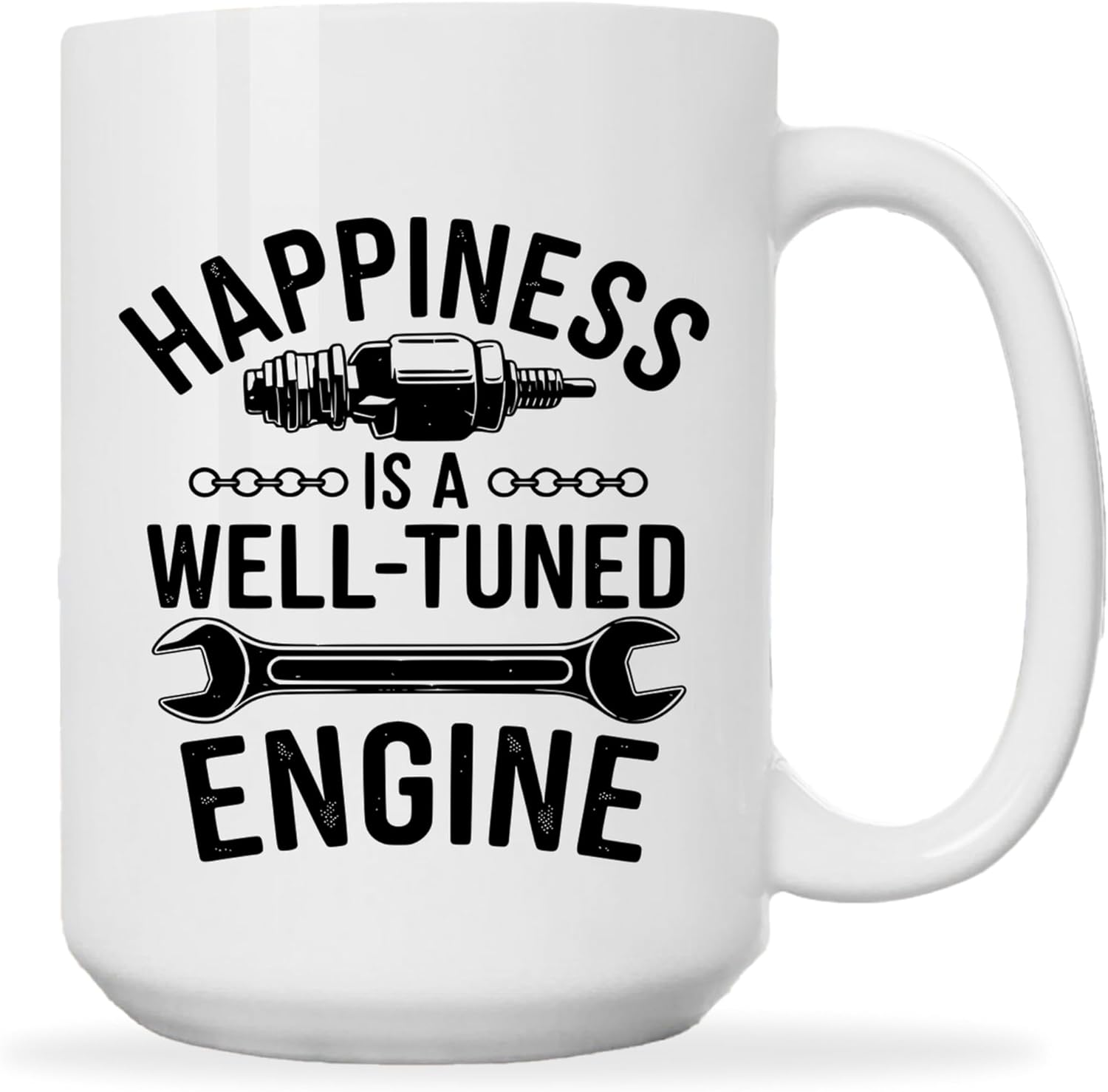Tuned Engine Mechanic Gift Coffee Mug Black Cup