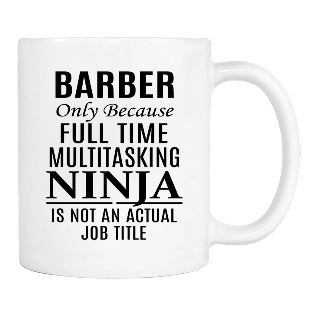 Barber Gift Coffee Mug Barber Appreciation Coffee Cup for Hair Stylist and Grooming Lovers