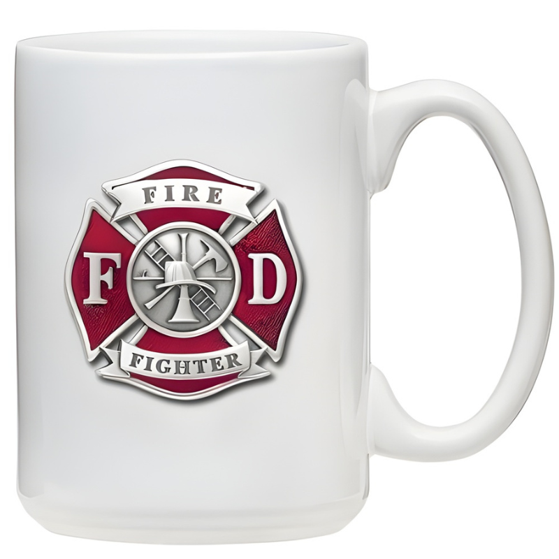 Firefighter Gift Coffee Mug Fireman Pride Coffee Cup for Fire Rescue Heroes