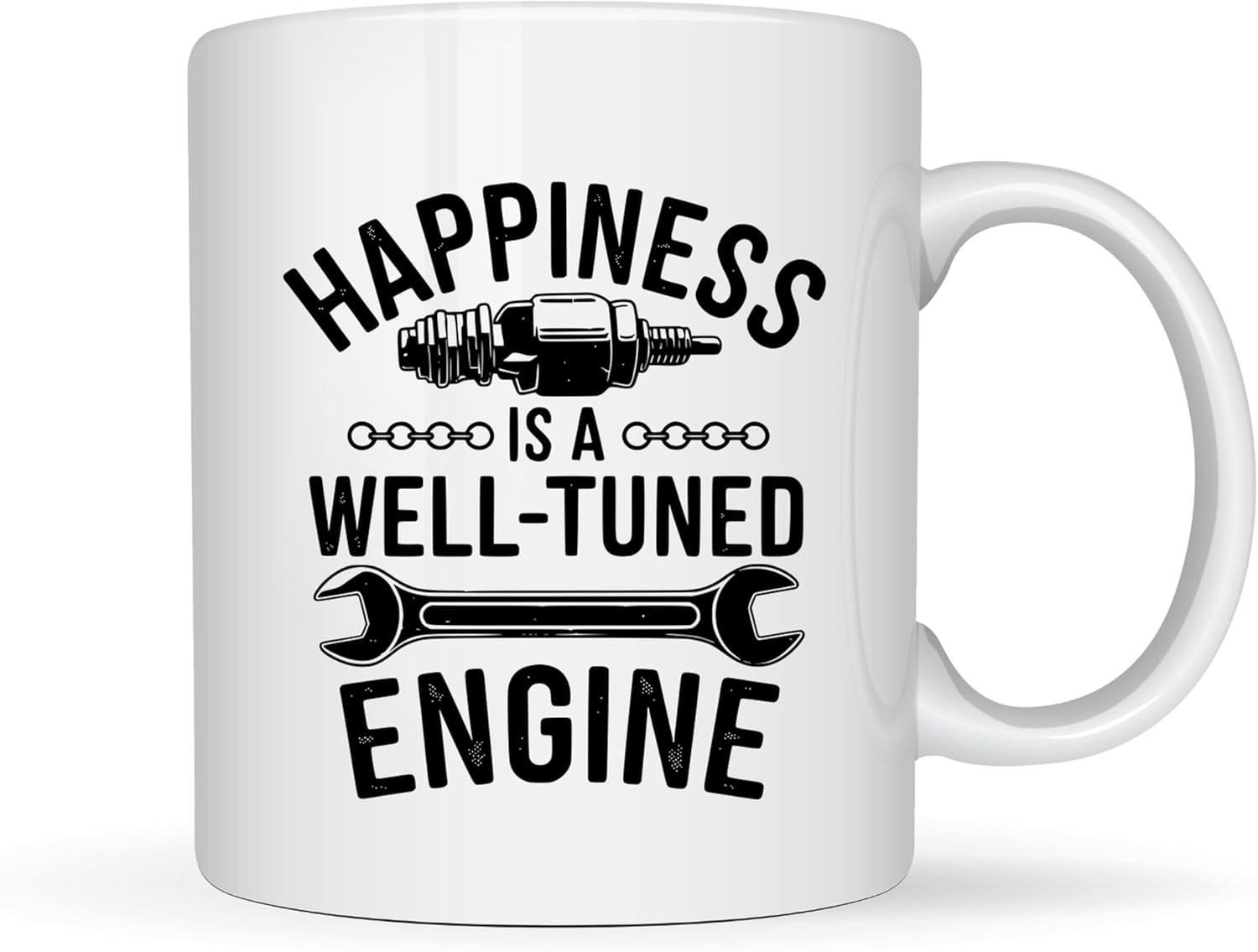Tuned Engine Mechanic Gift Coffee Mug Black Cup