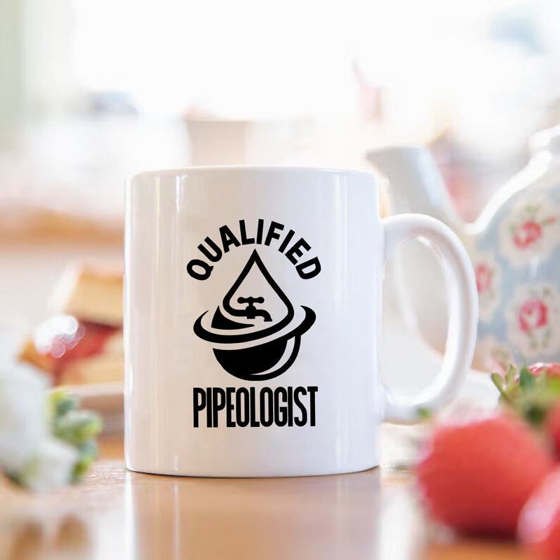 1pc 11oz Ceramic Mug Coffee Mug High Quality Gift For Plumbers