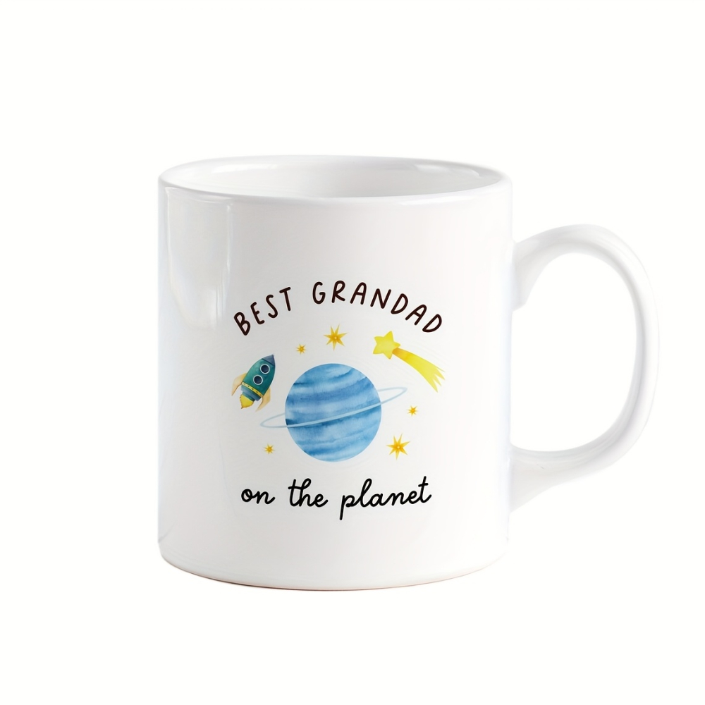 Grandfather Gift for Dad, Coffee Cup with Grandpa Text