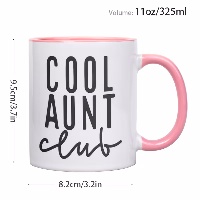 club mug club mug pregnancy announcement for aunt to aunt mug to aunt mug new aunts funny gifts 11oz 11oz pink 9