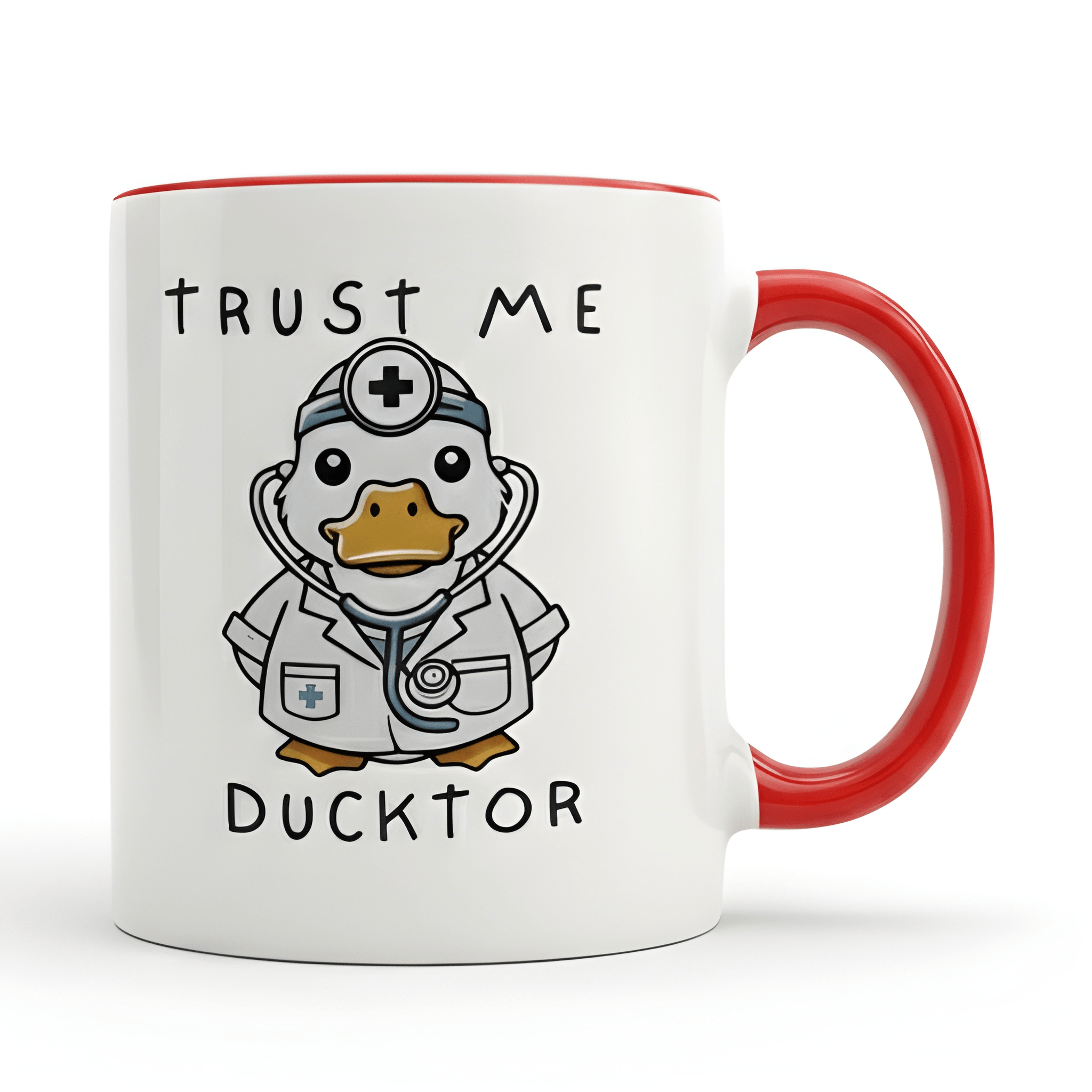 11 oz Ceramic Trust Me Ducktor Funny Coffee Mug Drinkware 1pc