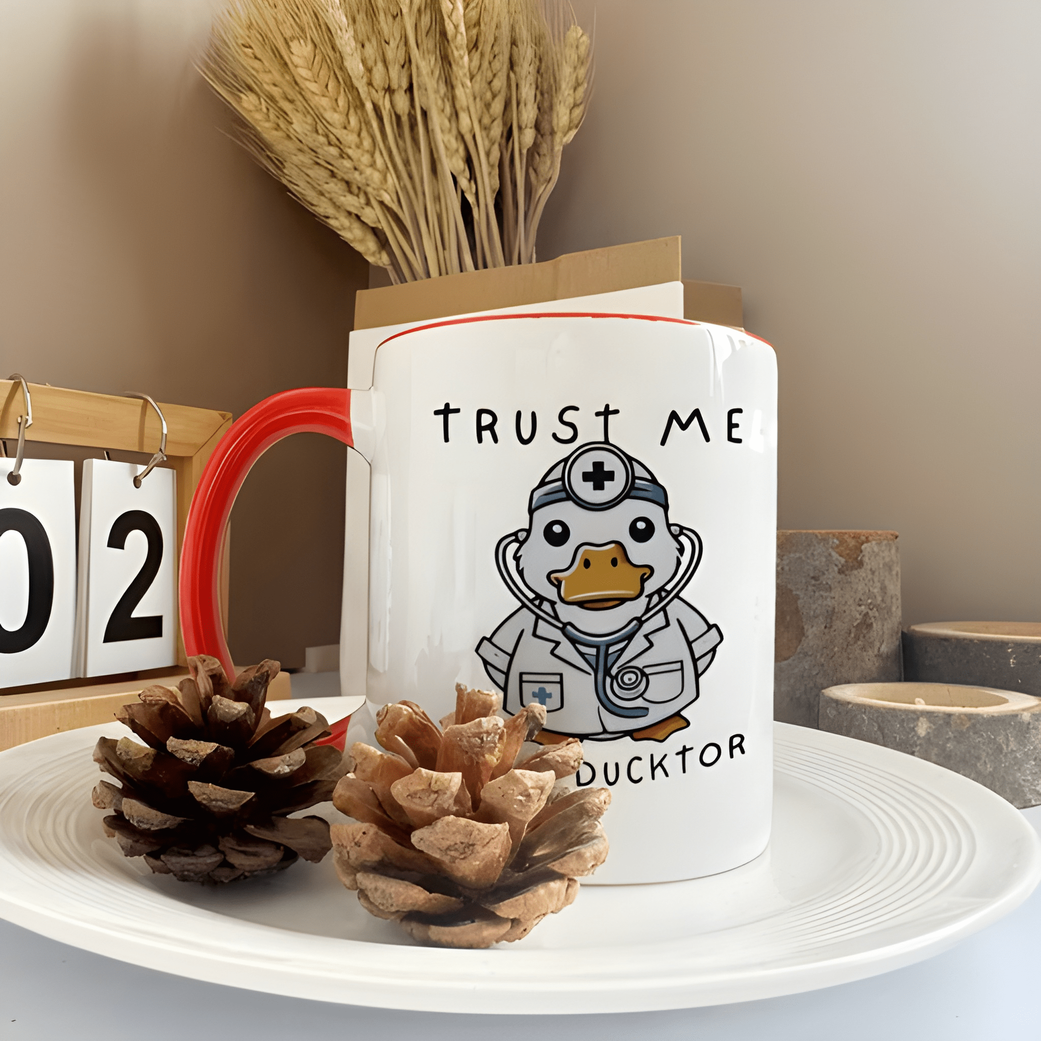 11 oz Ceramic Trust Me Ducktor Funny Coffee Mug Drinkware 1pc