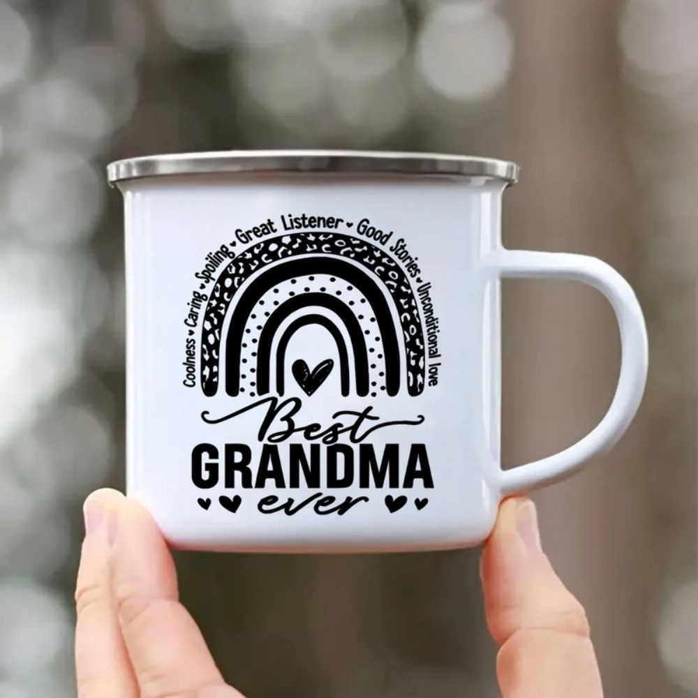 Grandma'S Enamel Mug 