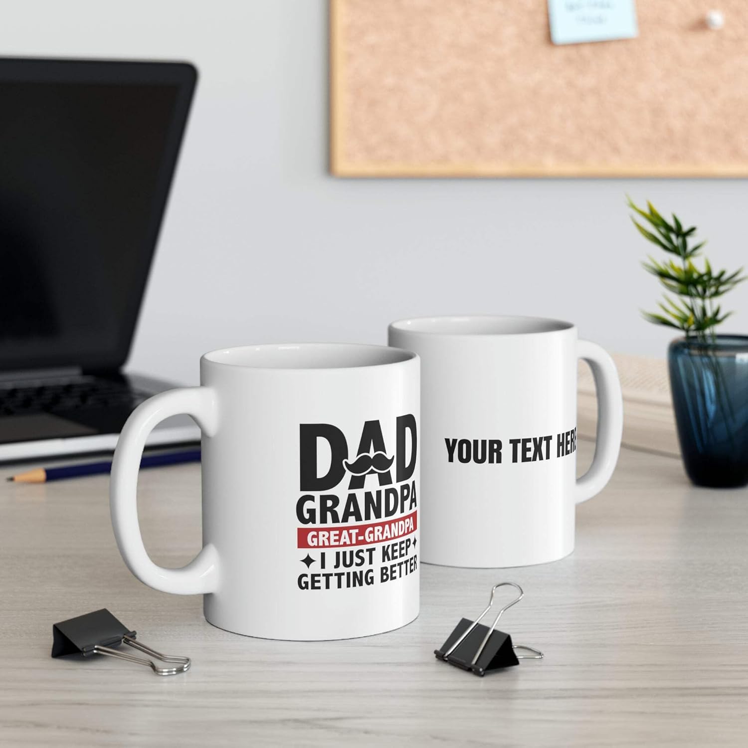 Dad Grandpa Great Grandpa I Just Keep Getting Better Grandad Gift 11oz Mug 