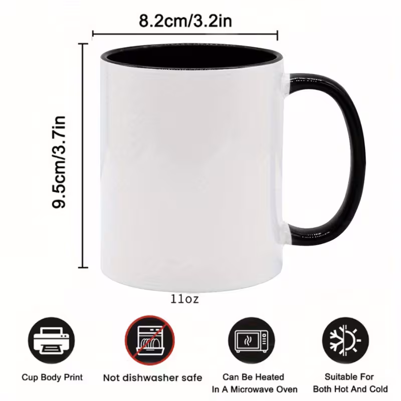 1pc 11oz ceramic dog mug 11oz 3d design double sided print gift idea for pet owners microwave ideal for tea and hot cold beverages 5