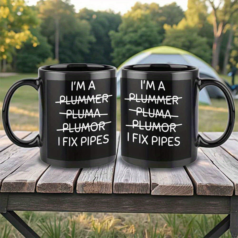 Single 11Oz Ceramic Coffee Mugs Designed to Withstand Heat Perfect As A Gift Featuring a Playful Text Theme.