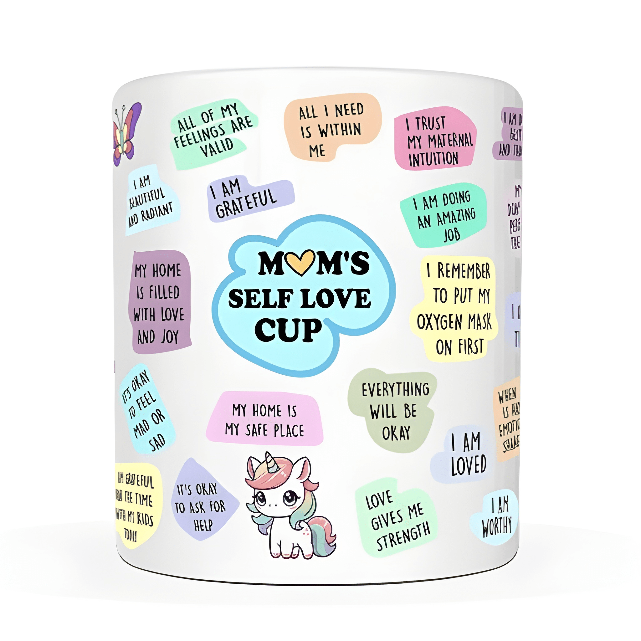 1 Piece 11Oz Ceramic Coffee Mug Moms Self Love Inspirational Mothers Day Cup