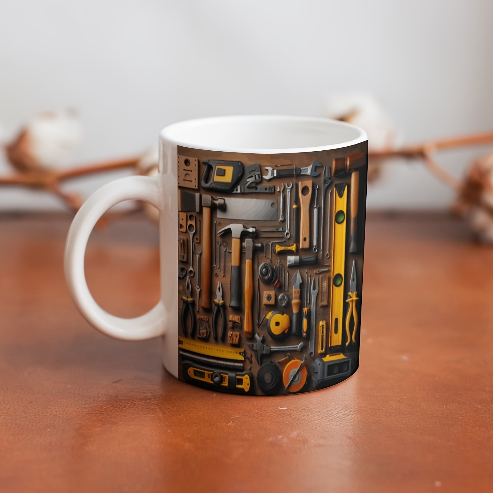 This 11 Ounce Ceramic Tool 3D Printed Coffee Mug Is an Insulated