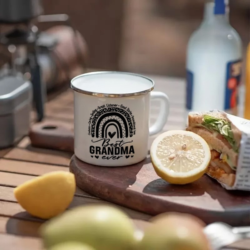 Grandma'S Enamel Mug 