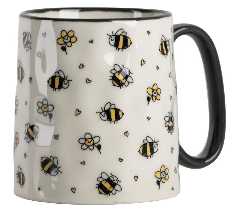 Pack Of 4 Strawberry Street Bella Printed Mug Set