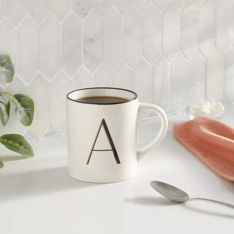 Monogram Personalized Ceramic Mug-Mineral Mug