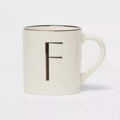 Monogram Personalized Ceramic Mug-Mineral Mug