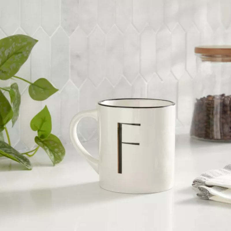 Monogram Personalized Ceramic Mug-Mineral Mug