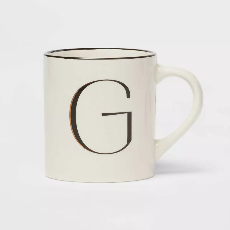 Monogram Personalized Ceramic Mug-Mineral Mug