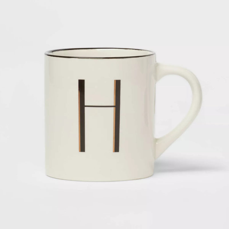 Monogram Personalized Ceramic Mug-Mineral Mug