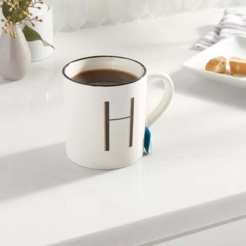 Monogram Personalized Ceramic Mug-Mineral Mug