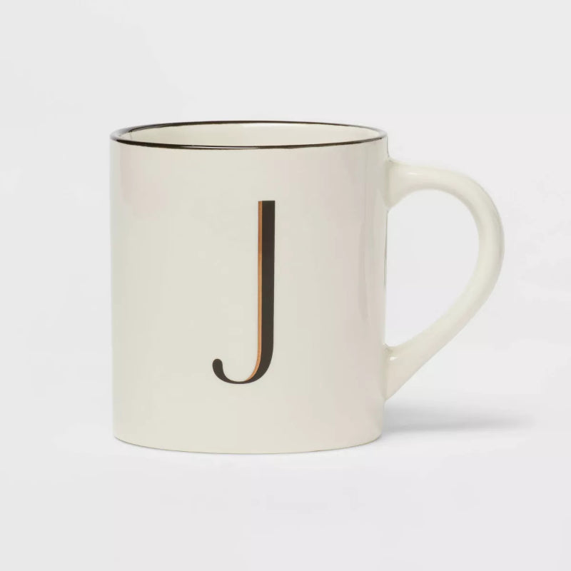 Monogram Personalized Ceramic Mug-Mineral Mug